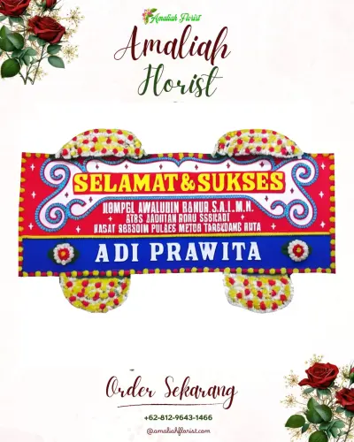Karangan Bunga Ucapan Selamat di Jetis